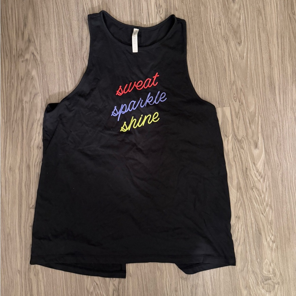Fabletics Sweat, Sparkle, Shine Workout Tank Top